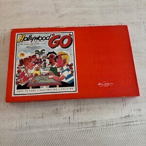 ⭐ 1954 Parker Brothers HOLLYWOOD “GO” – Complete & Unplayed – Vintage Board Game